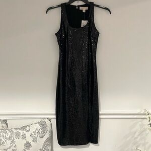 Michael Kors, black sequins dress 🔥